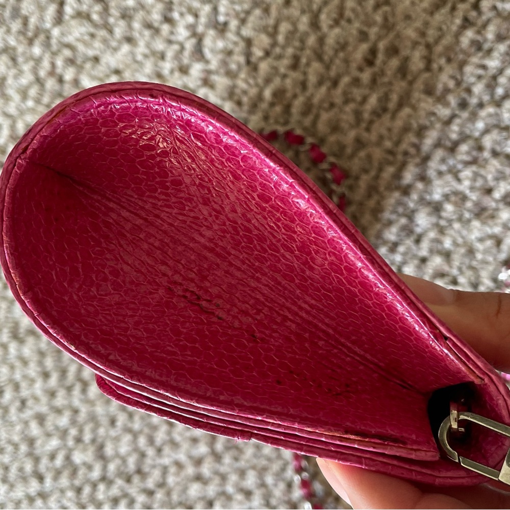 100% Original Python Leather Clutch - image 7